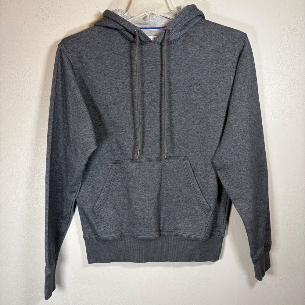 Champion Mens Gray Authentic Athleticwear Pullover Hoodie S0889 G61 Small